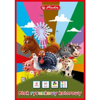 Blok rysunkowy Herlitz A3 20 kolorowych kartek