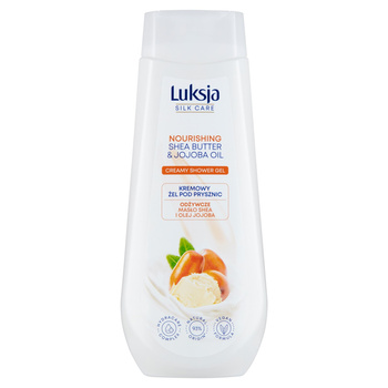 Luksja Silk Care Kremowy żel pod prysznic Masło shea i Olej jojoba 500ml