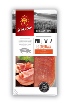 Polędwica łososiowa plastry 90g Sokołów