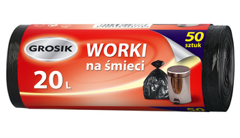 Grosik Worki na śmieci 20l 50 szt