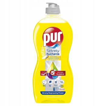 Pur Sekrety Kucharza Lemon Extra Płyn do mycia naczyń 450 ml