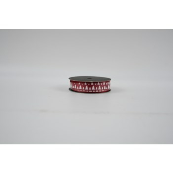 Wstążka dekoracyjna czerwona 8m