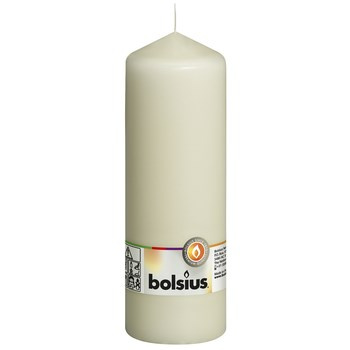 Bolsius Świeca pieńkowa 200/68 kremowa