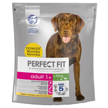 Perfect Fit Adult 1+ >10 kg Karma pełnoporcjowa dla dorosłych psów 825 g