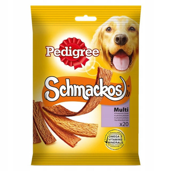 Pedigree Schmackos Multi Mix Karma uzupełniająca dla dorosłych psów 144 g (20 sztuk)