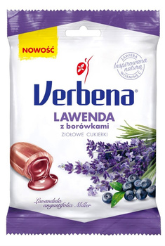 Verbena Ziołowe cukierki lawenda z borówkami 60 g