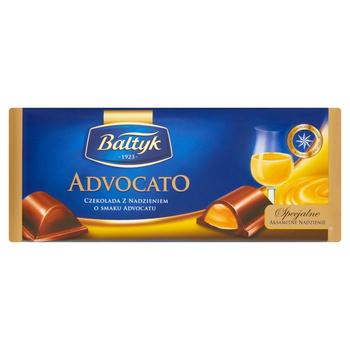 Bałtyk Advocato Czekolada z nadzieniem o smaku Advocatu 153 g
