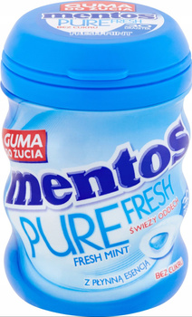 Mentos Pure Fresh Fresh Mint Guma do żucia bez cukru 60 g (30 sztuk)