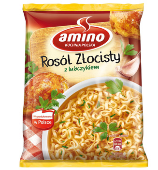 Amino Zupa błyskawiczna rosół złocisty z lubczykiem 57 g