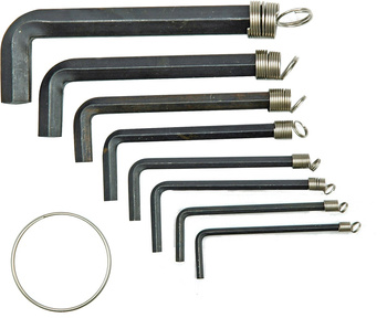 Klucze sześciokątne /hex/ 8 części 2-10 mm