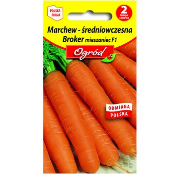 PlantiCo Marchew - średniowczesna Broker mieszaniec F1, typ karotka nasiona