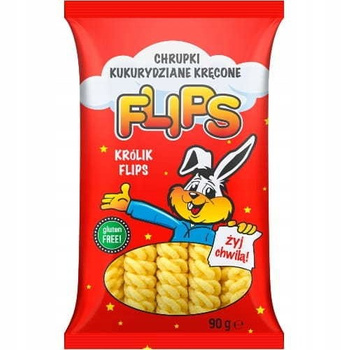 Flips Chrupki kukurydziane kręcone 90 g
