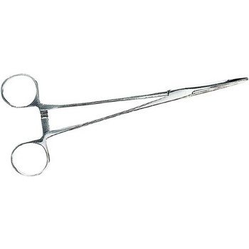 Szczypce Jaxon z zakrzywioną końcówką 20cm