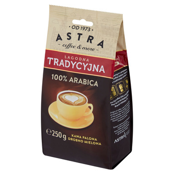 Astra Kawa palona drobno mielona łagodna tradycyjna 250g