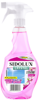 Sidolux Crystal flower Płyn do mycia szyb zapas 500ml