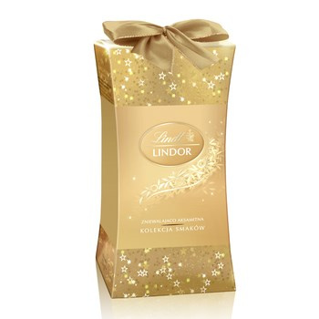 Lindt Lindor Pralinki z czekolady mlecznej białej i gorzkiej z nadzieniem 75 g