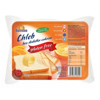 Balviten Chleb bez dodatku cukrów bezglutenowy 350g