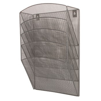 Zestaw 5 półek Q-CONNECT metalowy A4 srebrny