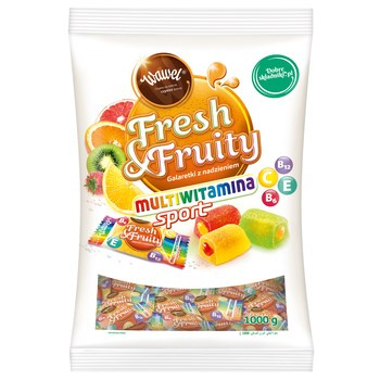 Wawel Fresh & Fruity Galaretki z nadzieniem multiwitamina 1000 g