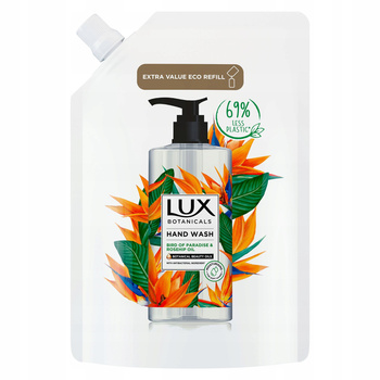 Lux Botanicals Bird of Paradise & Rosehip Mydło w płynie do rąk zapas 500 ml