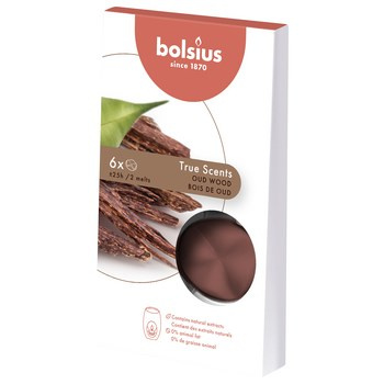 Bolsius Płatki zapachowe 6 szt True Scents Drzewo Agarowe