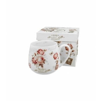 Kubek porcelanowy 430 ml baryłka SECESJA