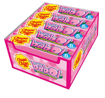 Chupa Chups Guma balonowa smak tutti frutti 27,6 g (6 sztuk)