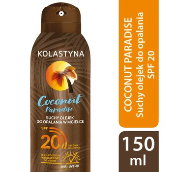 Kolastyna Coconut Paradise Suchy olejek do opalania w mgiełce SPF 20 150 ml