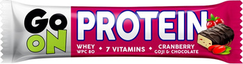 Sante Go On Protein Baton z żurawiną i jagodami goji w czekoladzie deserowej 50 g