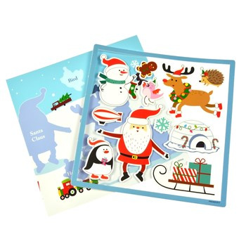 Świąteczne naklejki z planszą