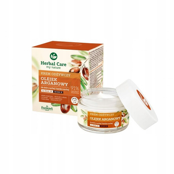 Herbal Care Krem odżywczy do twarzy OLEJ ARGANOWY z ceramidami, 50ml