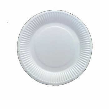Jednorazowe talerze papierowe białe 28cm Horeca Polska (100 sztuk)