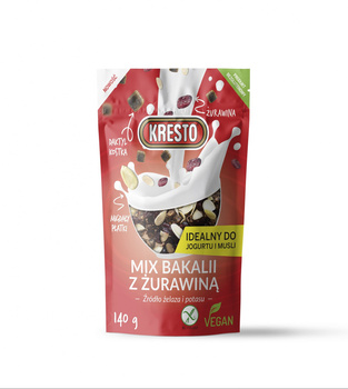 KRESTO Mix bakalii z żurawiną 140 g
