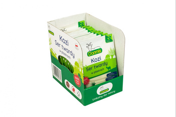 Kozi ser twardy w plastrach 100g Danmis