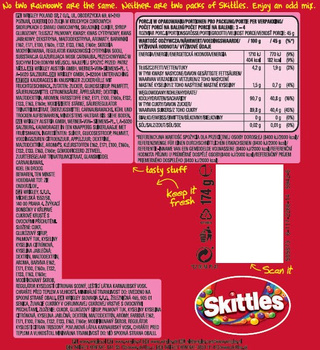 Skittles Fruits Cukierki do żucia 174 g (142 cukierki)