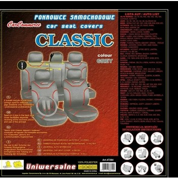 Pokrowiec uniwersalny Classic szary