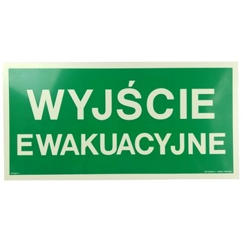 Znak wyjście ewakuacyjne