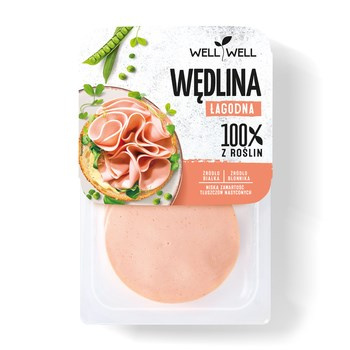 Wędlina roślinna łagodna 100g Well Well