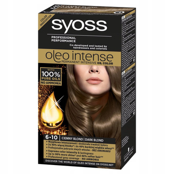 Syoss Oleo Intense Farba do włosów Ciemny blond 6-10