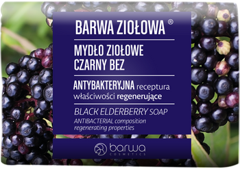 Barwa Ziołowa Mydło Ziołowe Czarny Bez 100g
