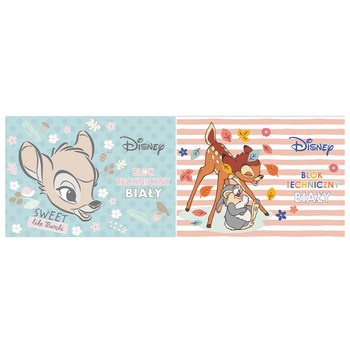 Blok techniczny biały A4/10k. Bambi