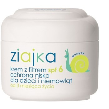 Ziaja Ziajka Krem z filtrem dla dzieci i niemowląt powyżej 3 miesiąca życia SPF 6 50 ml