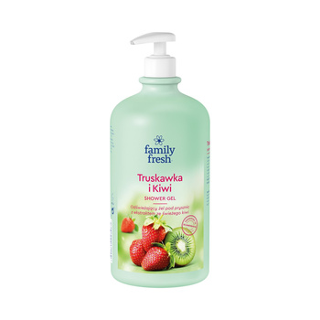 Family Fresh Żel pod prysznic truskawka i kiwi 1000ml