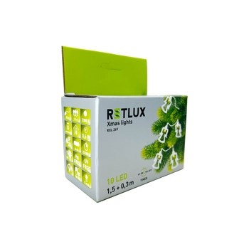 Aniołki z drewna łańcuch 10LED dł. 1,8m -RXL269