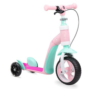 MoMi ELIOS rowerek hulajnoga jeździk różowy