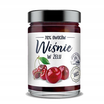 Wiśnie w żelu 320 g Helcom
