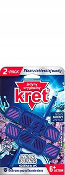 KRET Kostka WC Color power Lavender Garden 2x40g