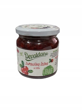 Żurawina leśna w żelu BIO 190g Devaldano
