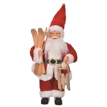 Jumi Mikołaj pluszowy do postawienia 30cm mix wzorów