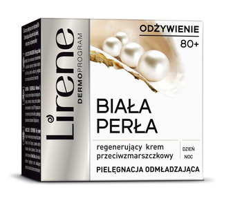 Lirene Biała Perła Regenerujący krem przeciwzmarszczkowy na dzień i noc 50ml